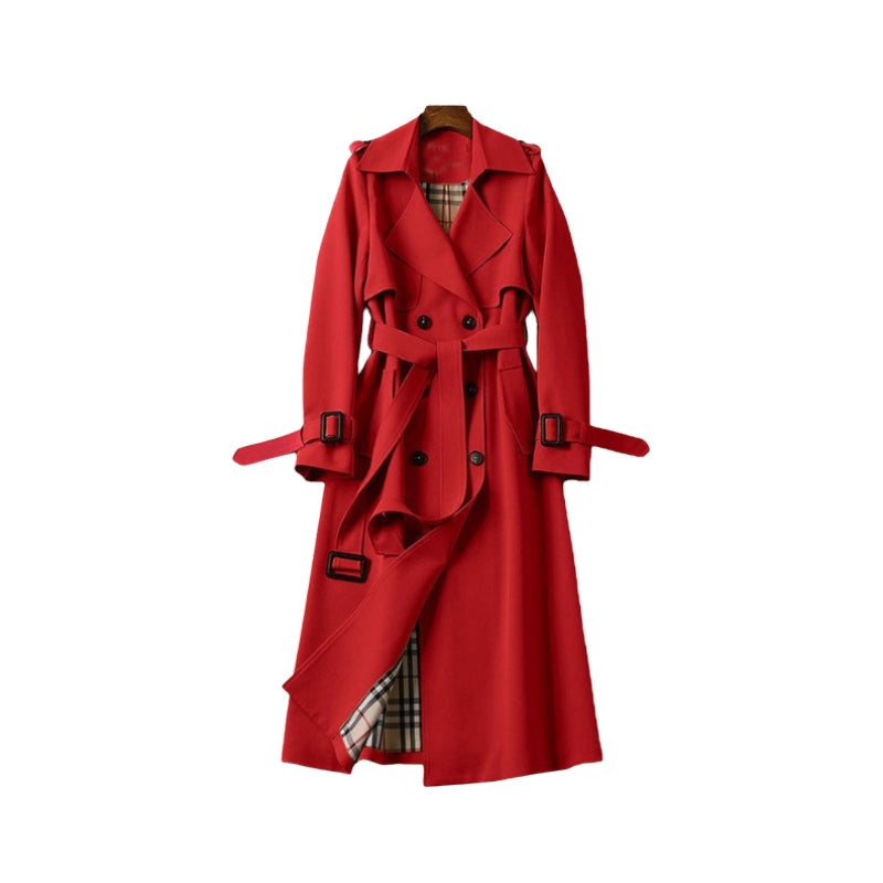 Trench-coat Femme Élégant à Ceinture