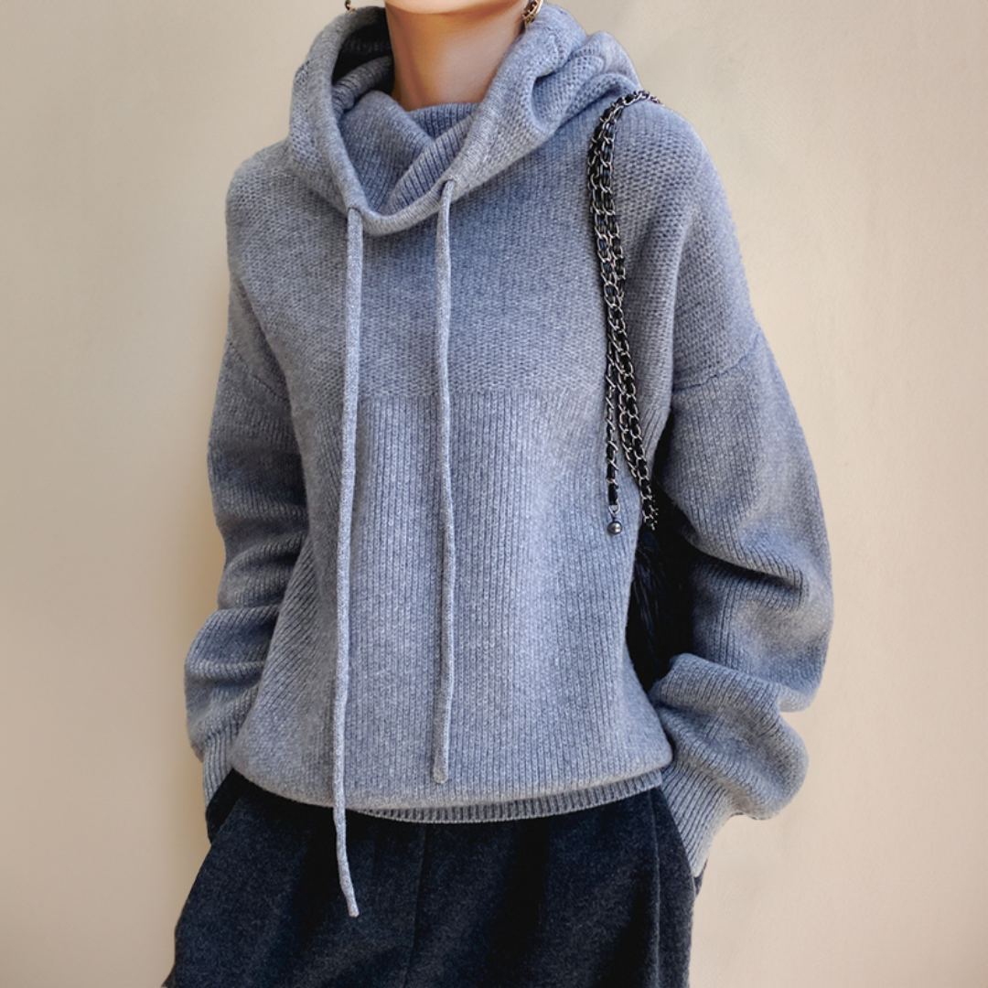 Pull Capuche Femme Chic Hiver