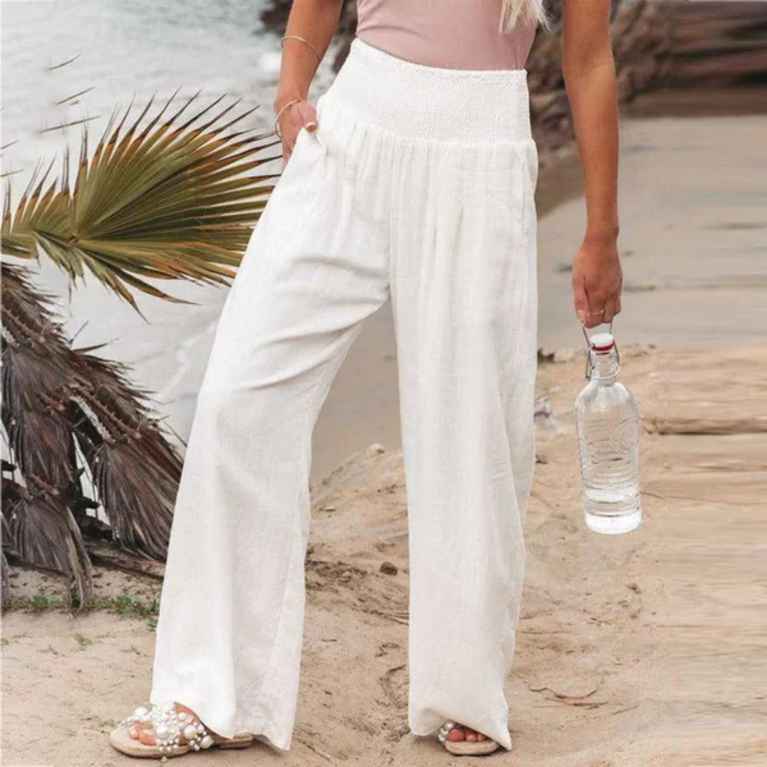 Pantalon Décontracté Femme Taille Relaxe