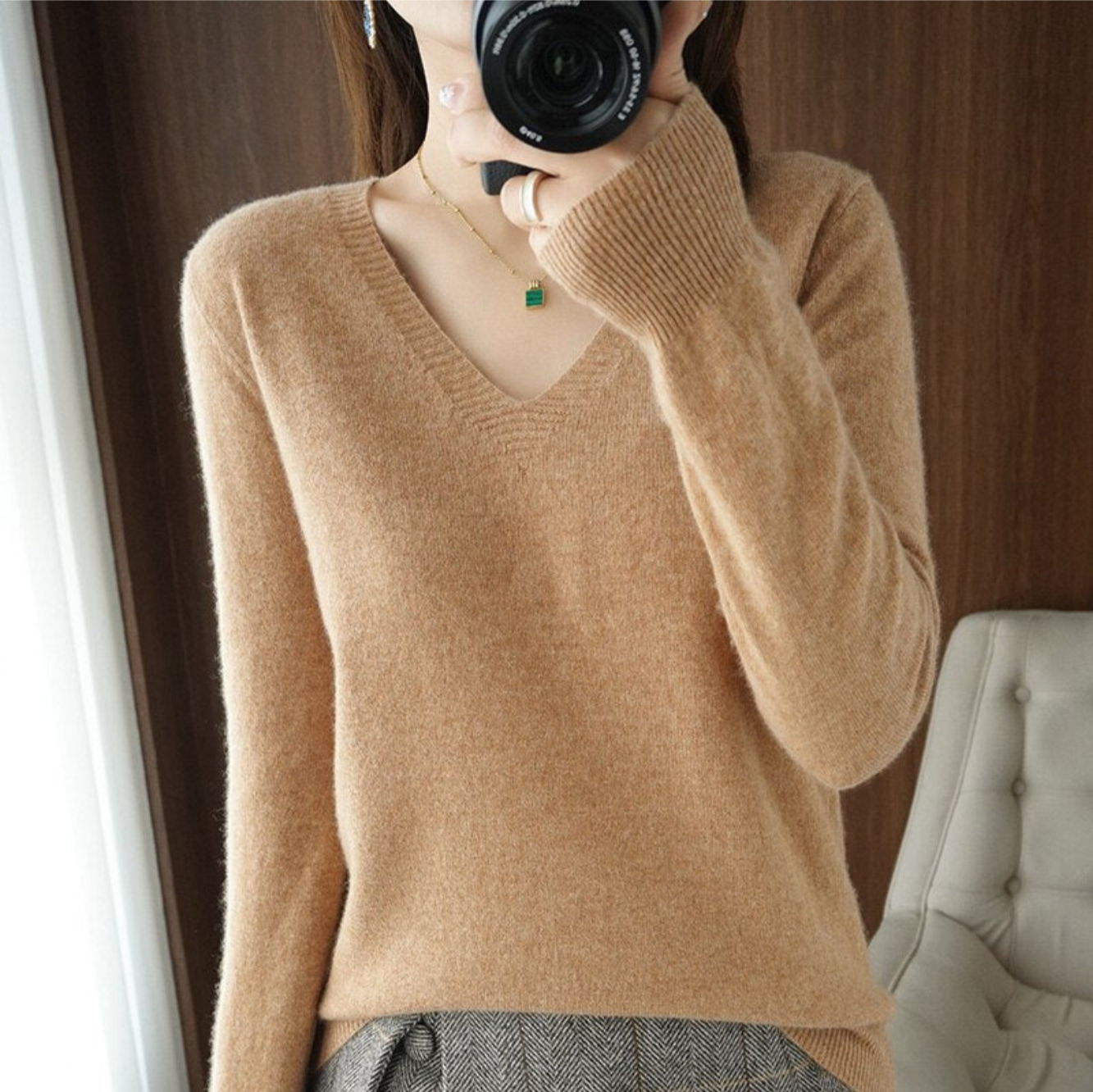 Pull Chic Femme Élégant