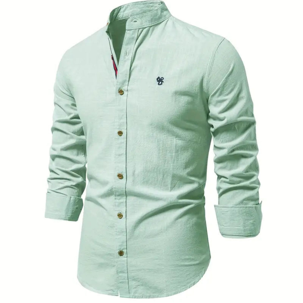 Chemise Relaxe à Manches Longues pour Homme