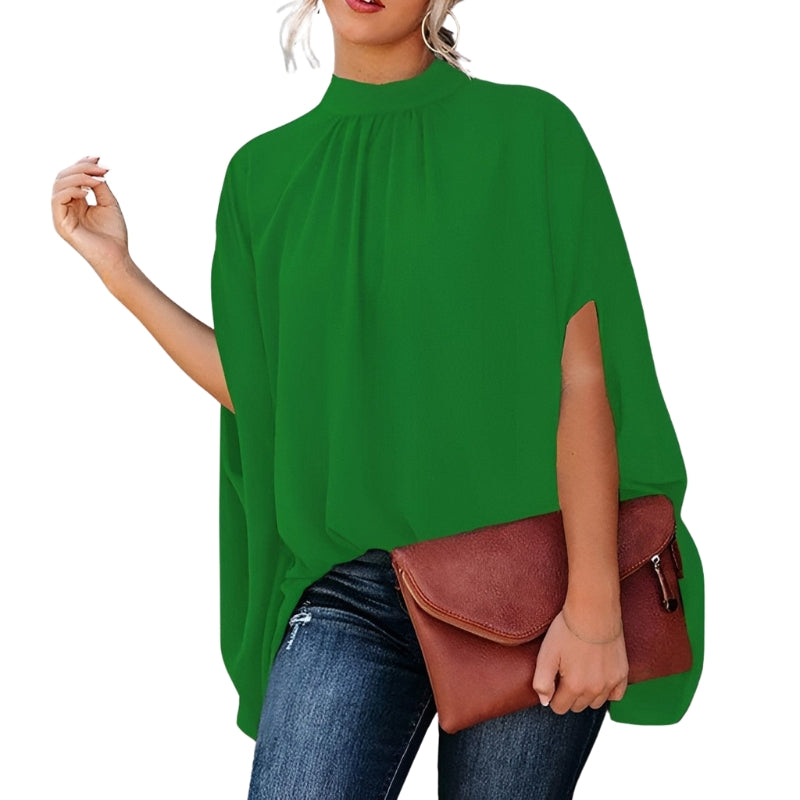 Blouse Femme Chic à Manches Bouffantes