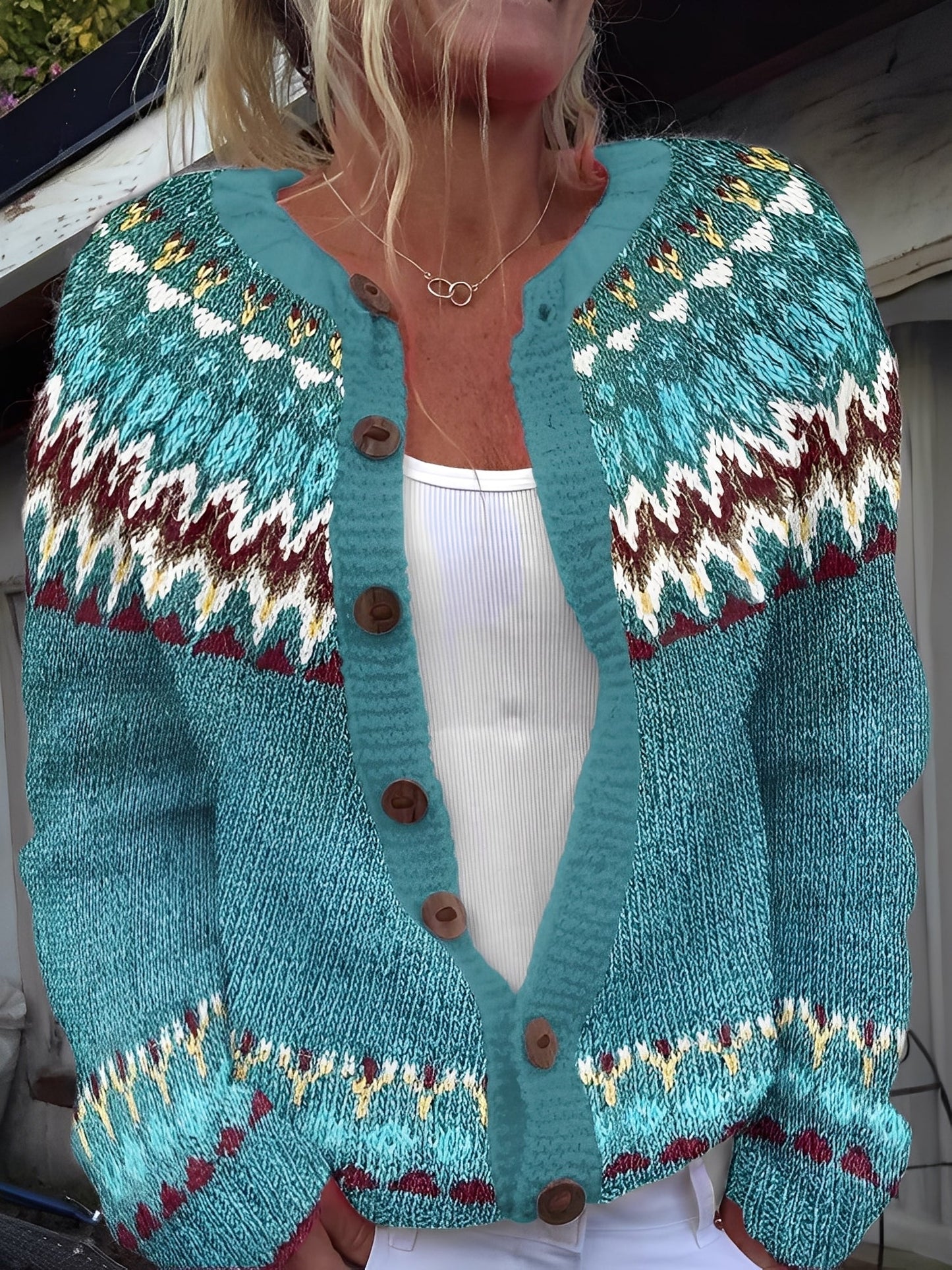 Cardigan Femme Élégant en Maille Douce