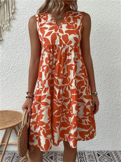 EleganceFemme™ – Robe d'Été Femme Longue à Motif Floral Léger