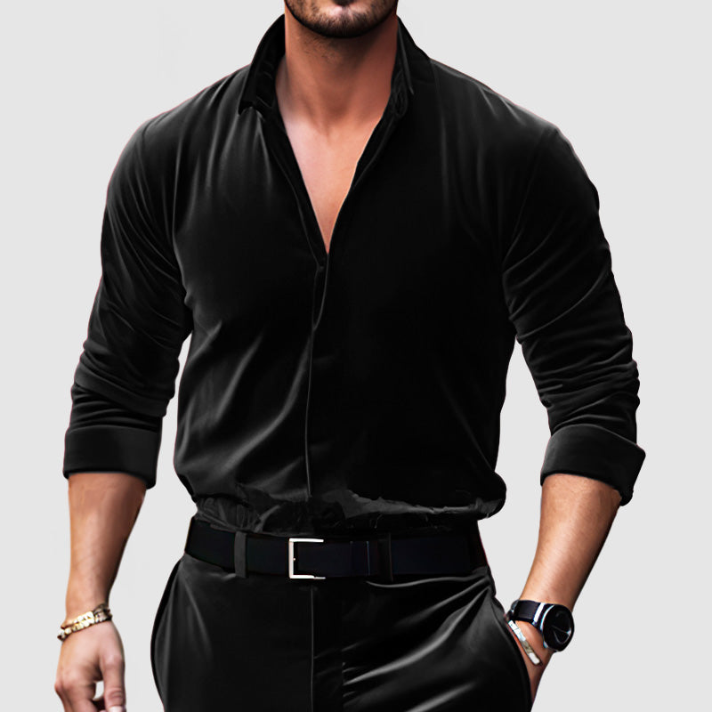 Chemise Homme Rétro Élégante Pour Tous Les Occasions