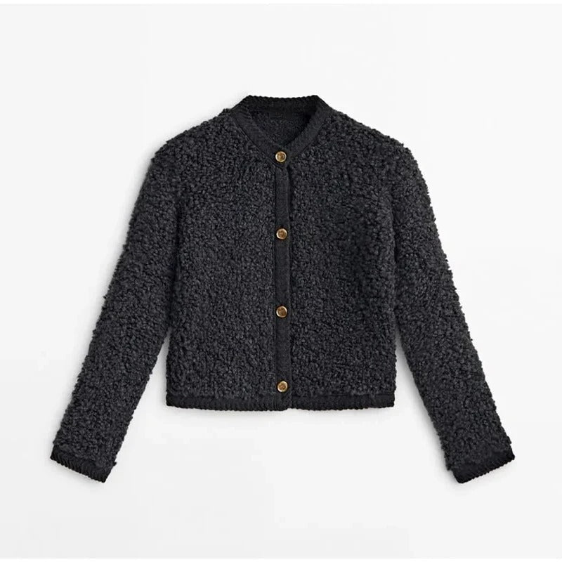 Cardigan Chic Boutonné pour Femme