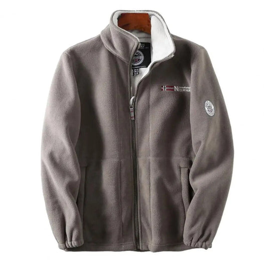 Blouson Homme Hiver Court avec Fermeture Éclair - LuxeStyle