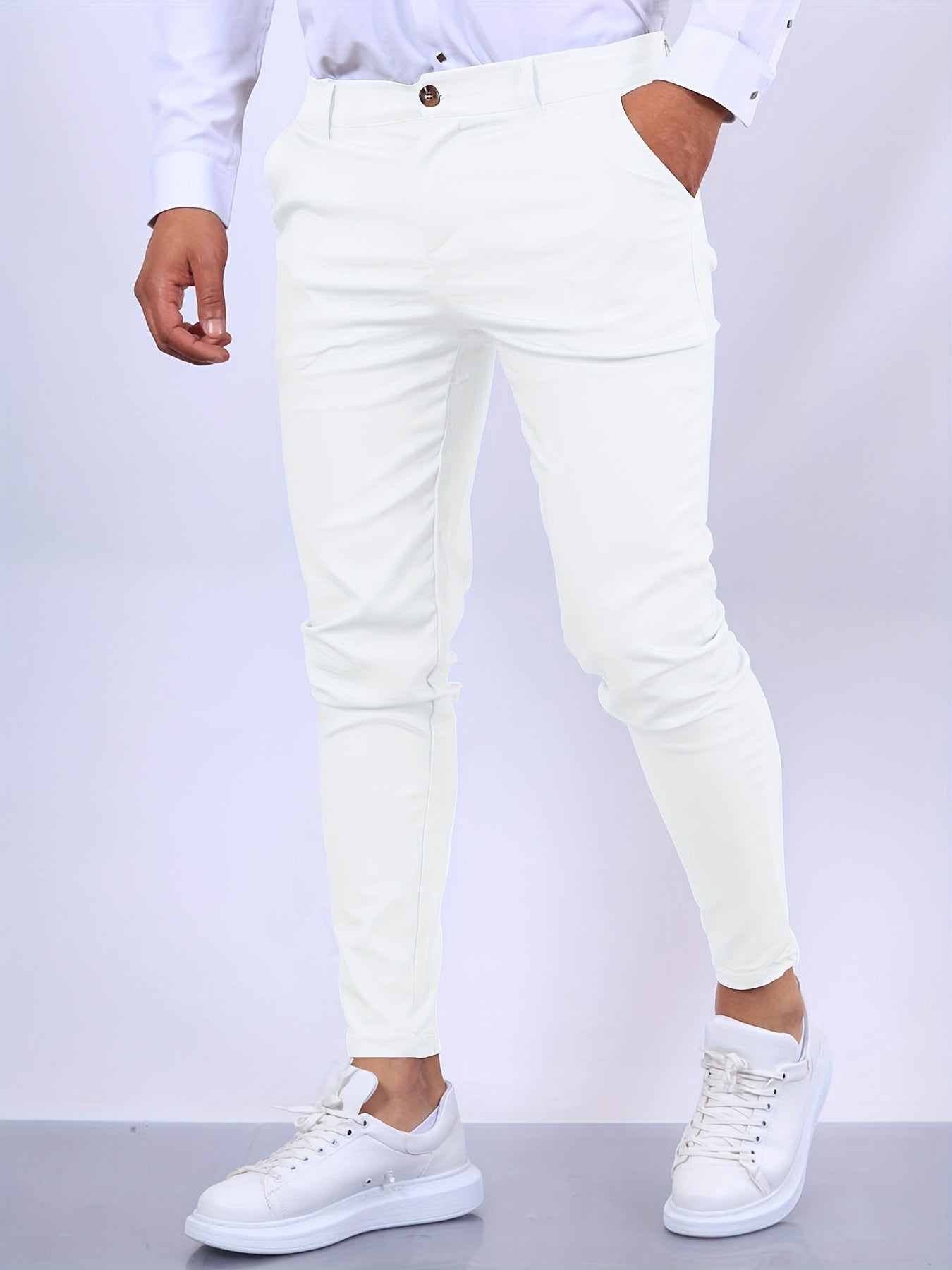Pantalon Chino Slim Elegant Homme