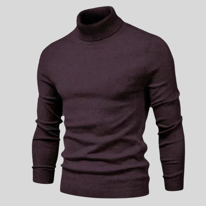 Pull Homme Col Montant Chic & Doux au Style Actuel