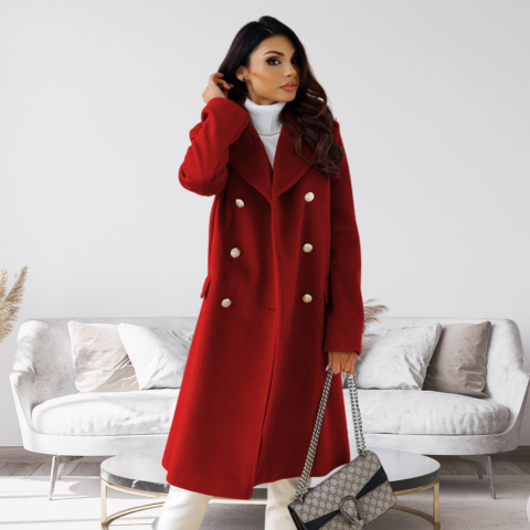 Manteau Femme Hiver Chic Longueur Grande