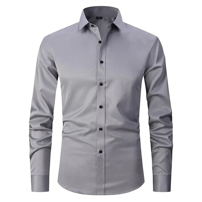 Chemise Homme Stylique à Manches Longues Classique