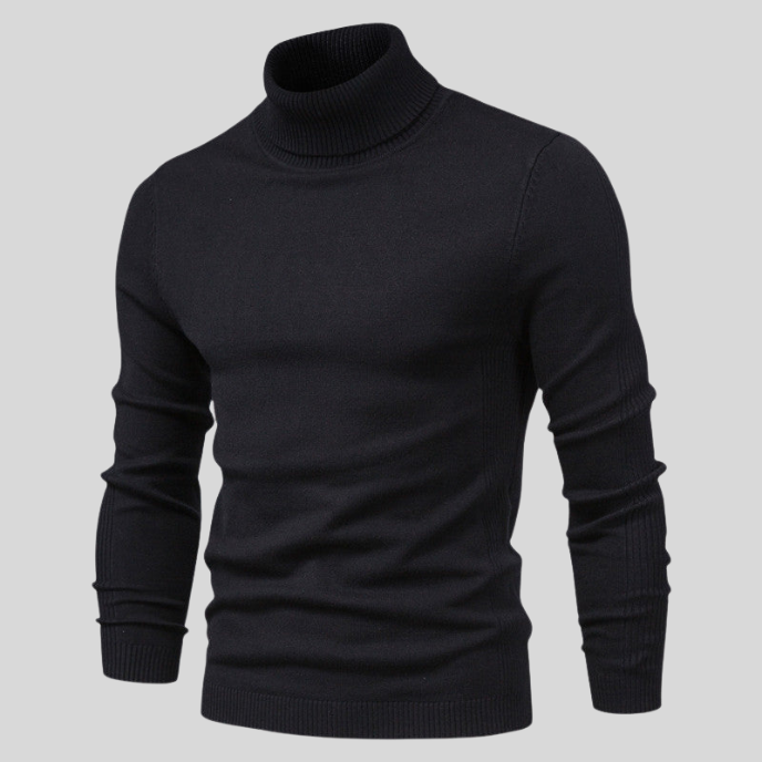 Pull Homme Col Montant Chic & Doux au Style Actuel