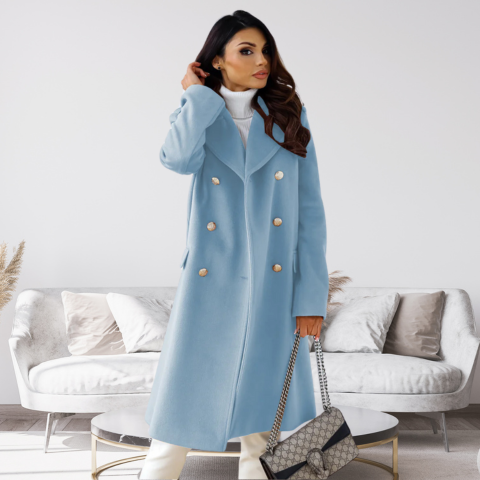 Manteau Femme Hiver Chic Longueur Grande