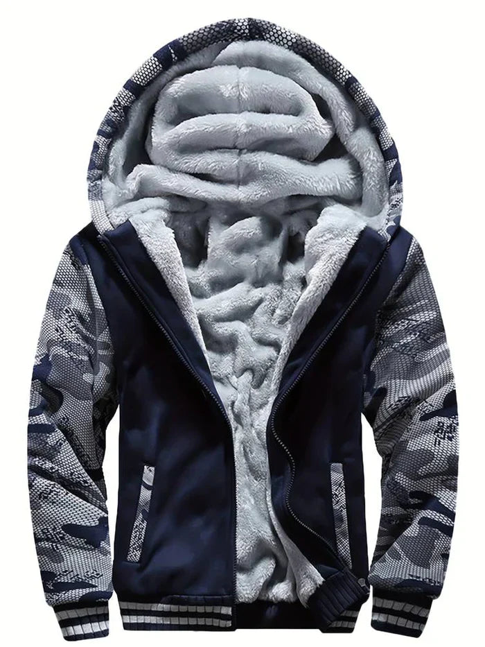 Veste Zippée Pratique Pour Homme Avec Poches
