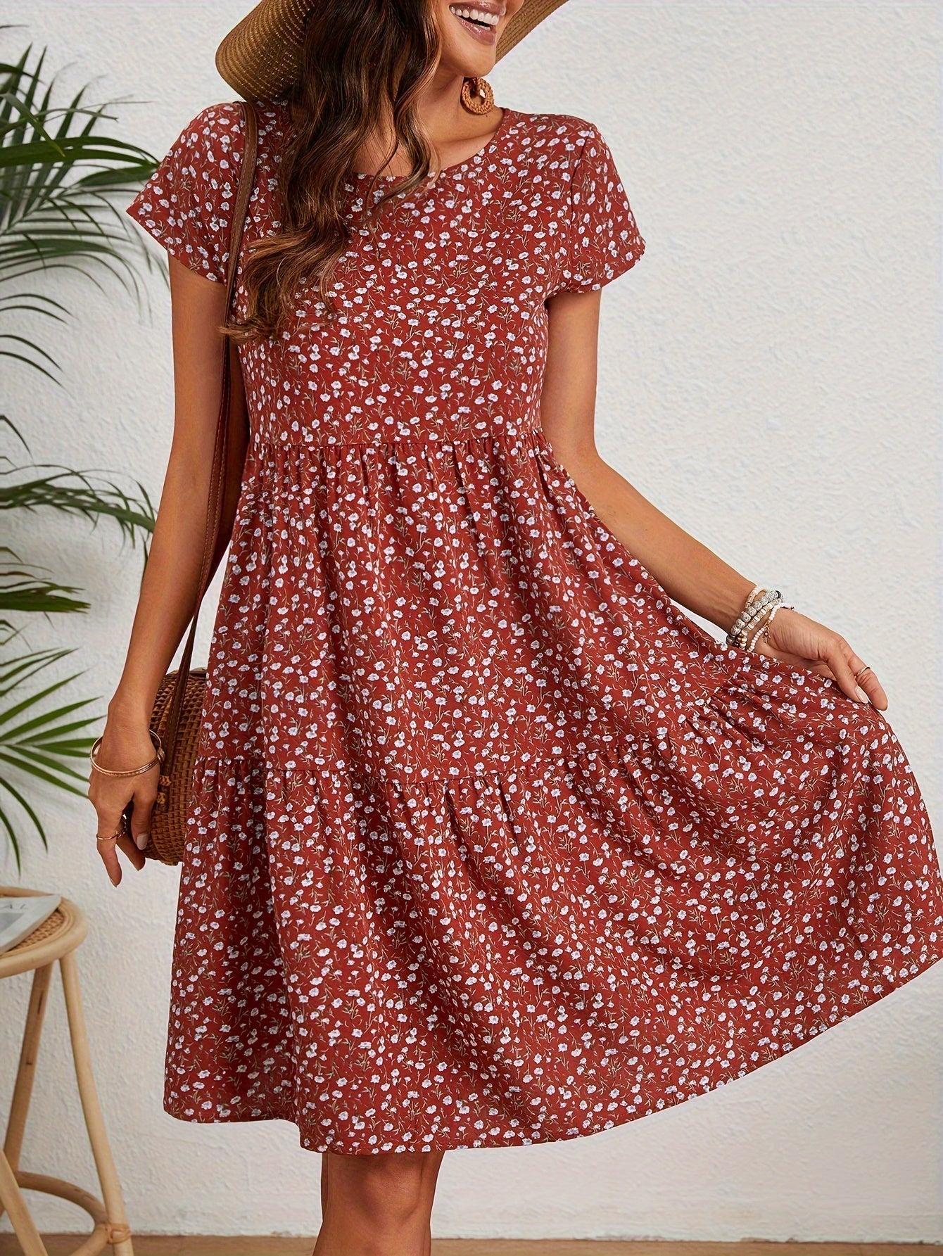 Robe Été Libre Fleurie pour Femme - LuxeStyle