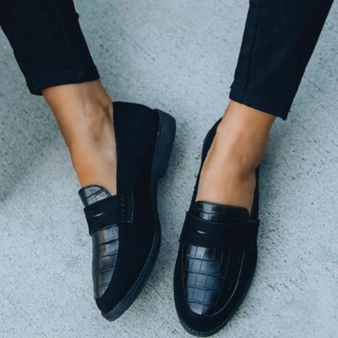 Mocassins Femmes Mode Bout Arrondi