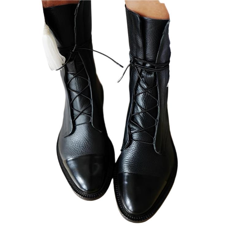 Bottes Féminines Élégantes Haut de Gamme en Cuir - LuxeStyle