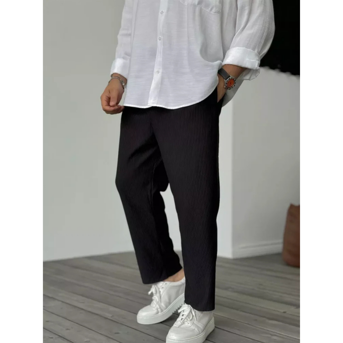Pantalon Homme Urbain Chic et Confortable