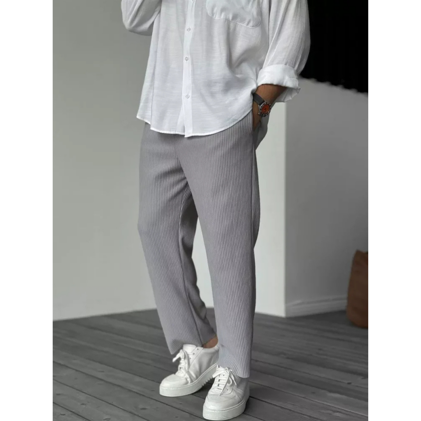 Pantalon Homme Urbain Chic et Confortable