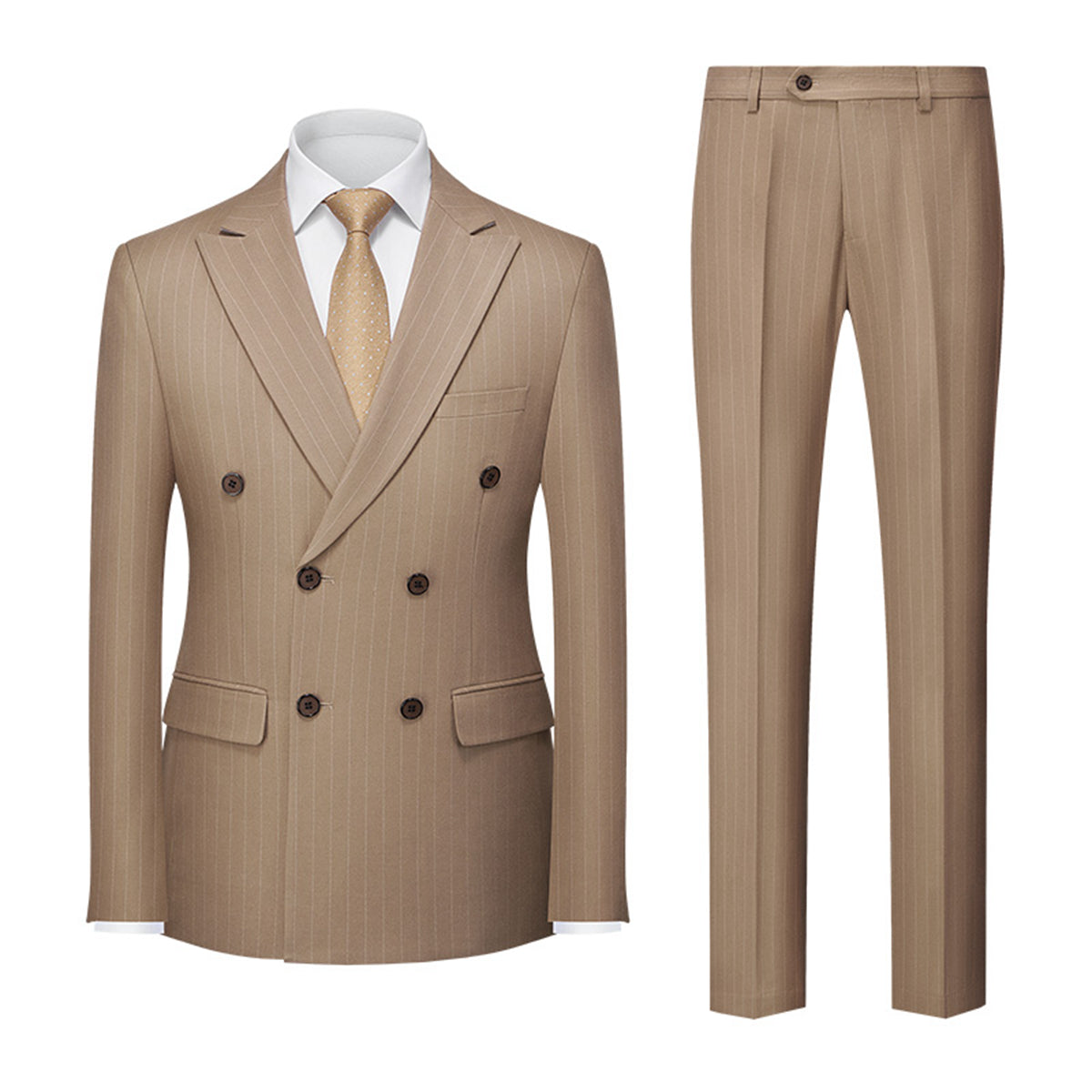 Costume Mariage Homme Élégant Rayures