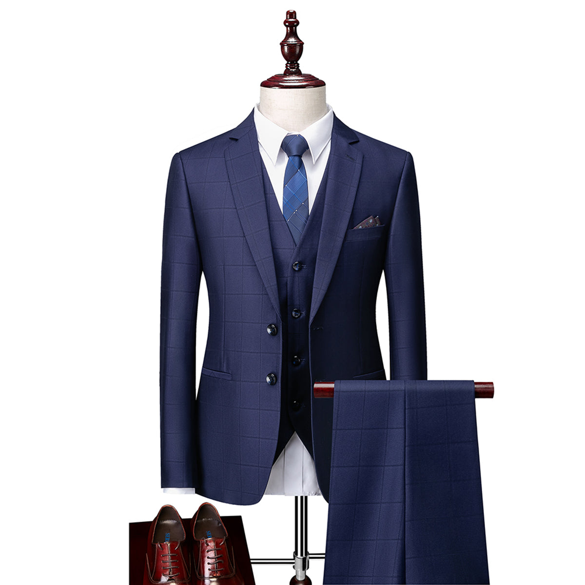 Costume 3 pièces Élégant pour Mariage Homme