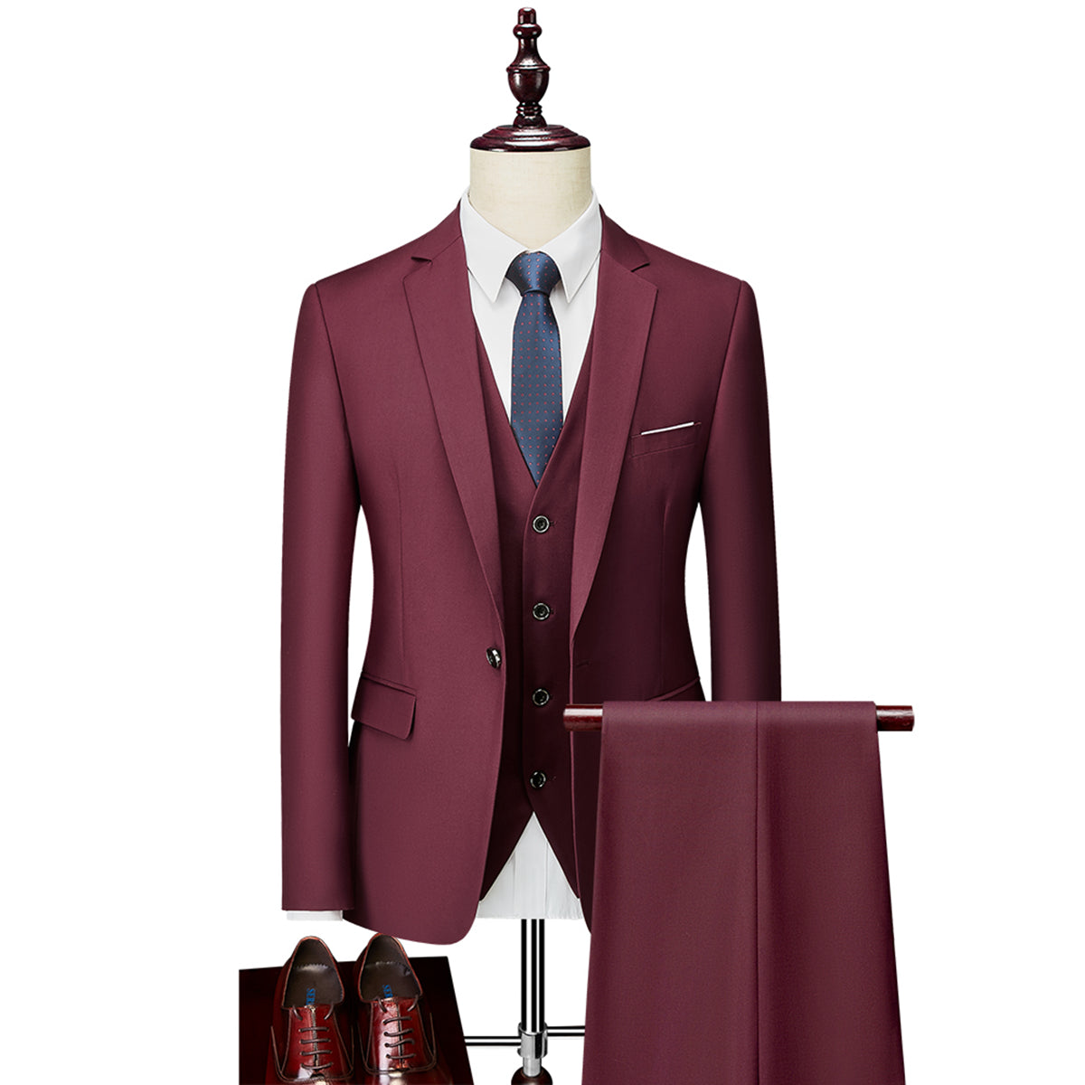 Costume 3 Pièces Élégant Mariage Homme | Chic Décontracté - luxestyle