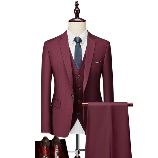 Costume 3 Pièces Élégant Mariage Homme | Chic Décontracté - luxestyle