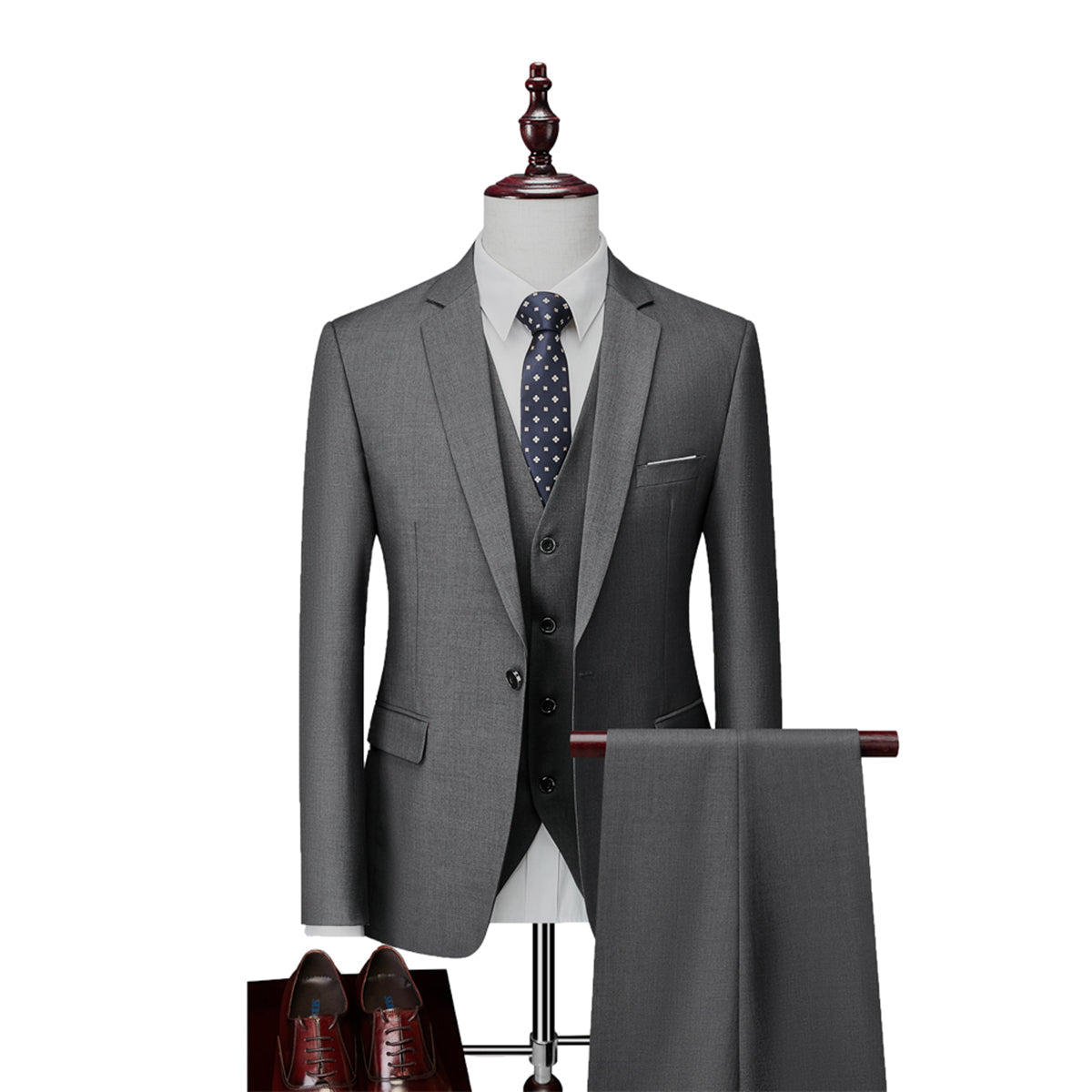 Costume 3 Pièces Élégant Mariage Homme | Chic Décontracté