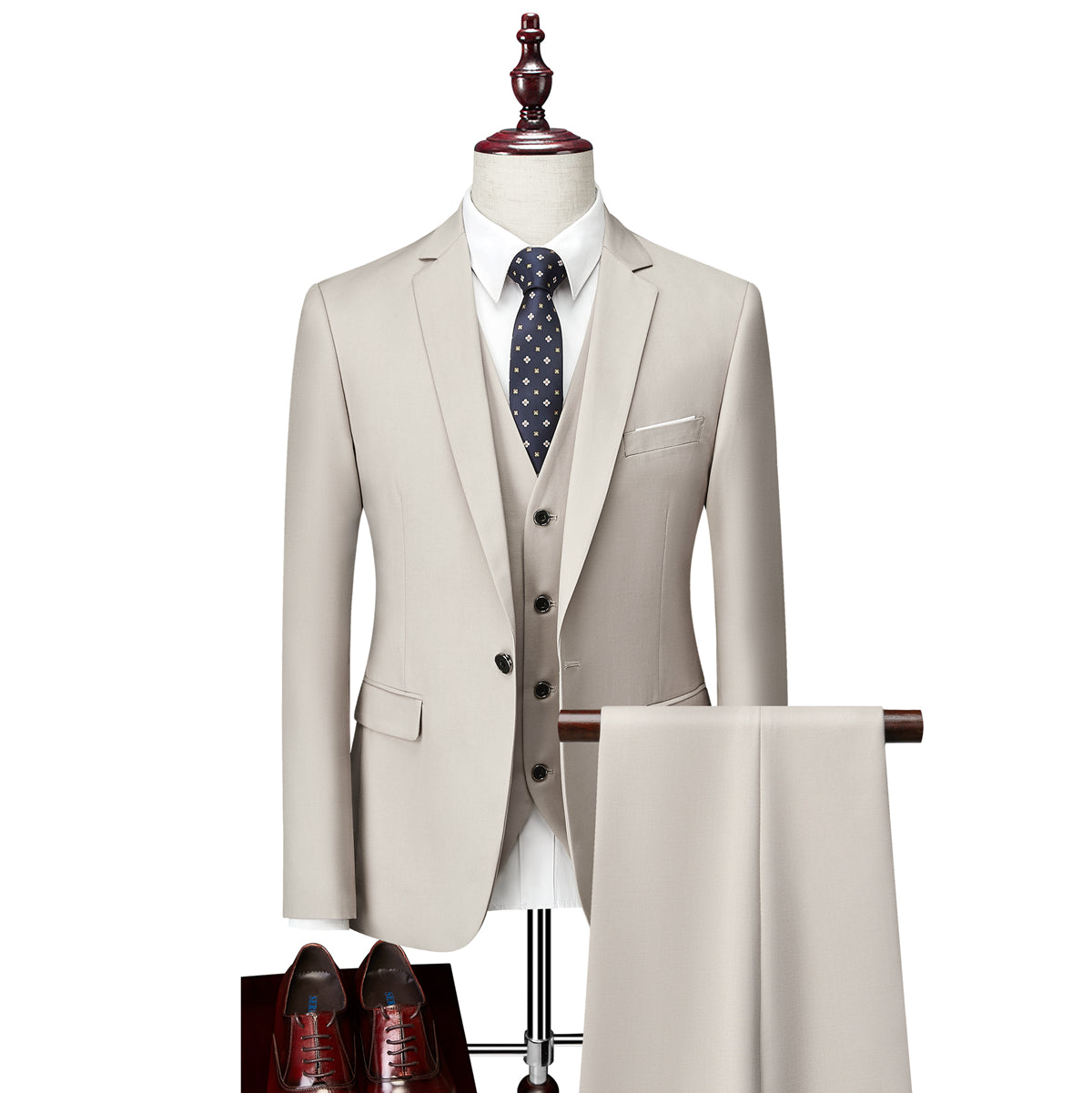 Costume 3 Pièces Élégant Mariage Homme | Chic Décontracté