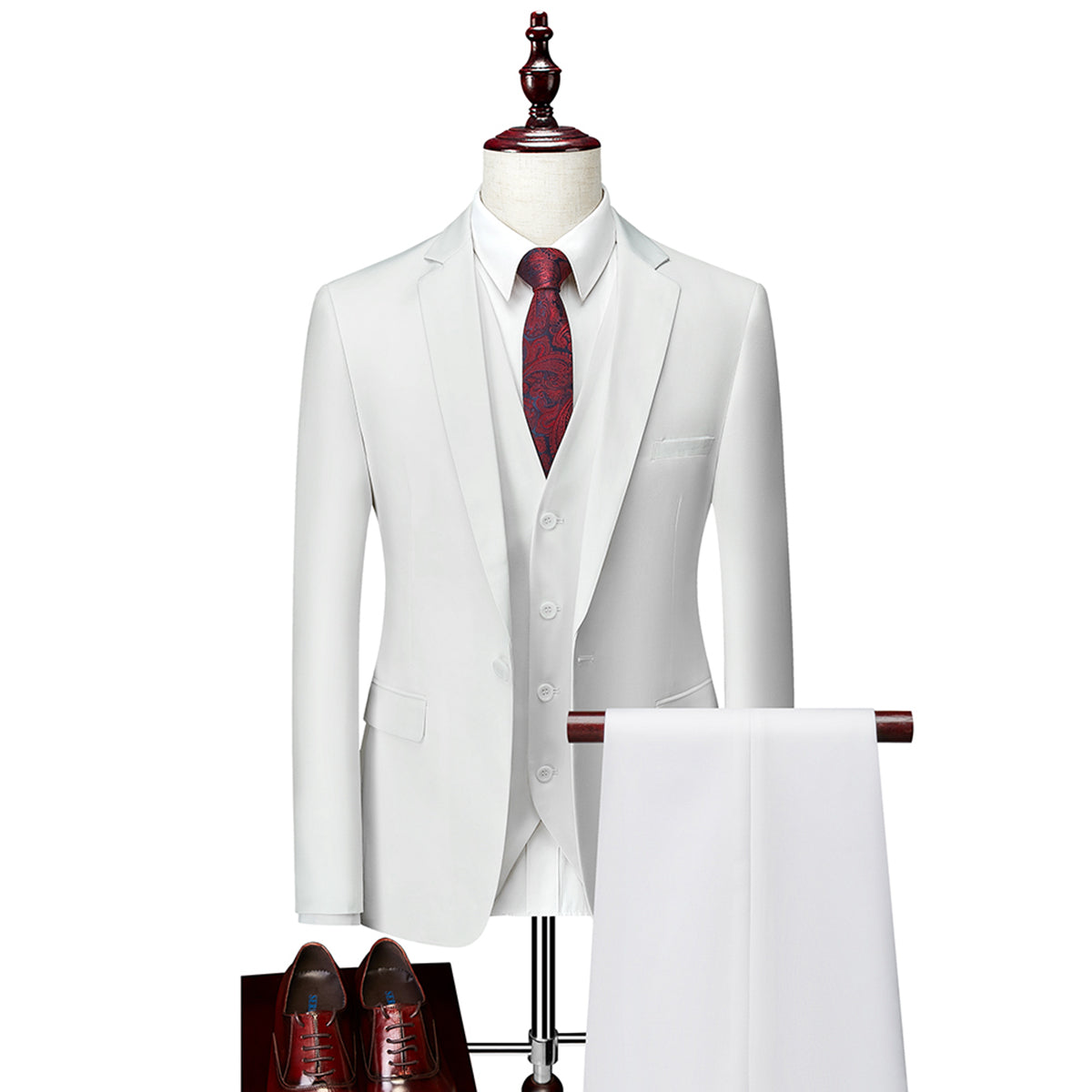 Costume 3 Pièces Élégant Mariage Homme | Chic Décontracté