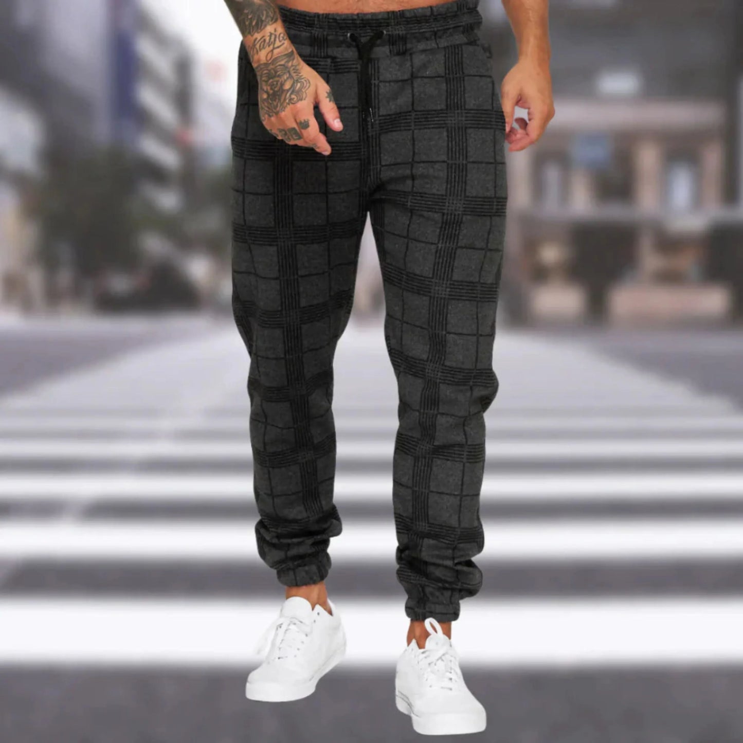 Pantalon Jogger Homme Rayé Sport