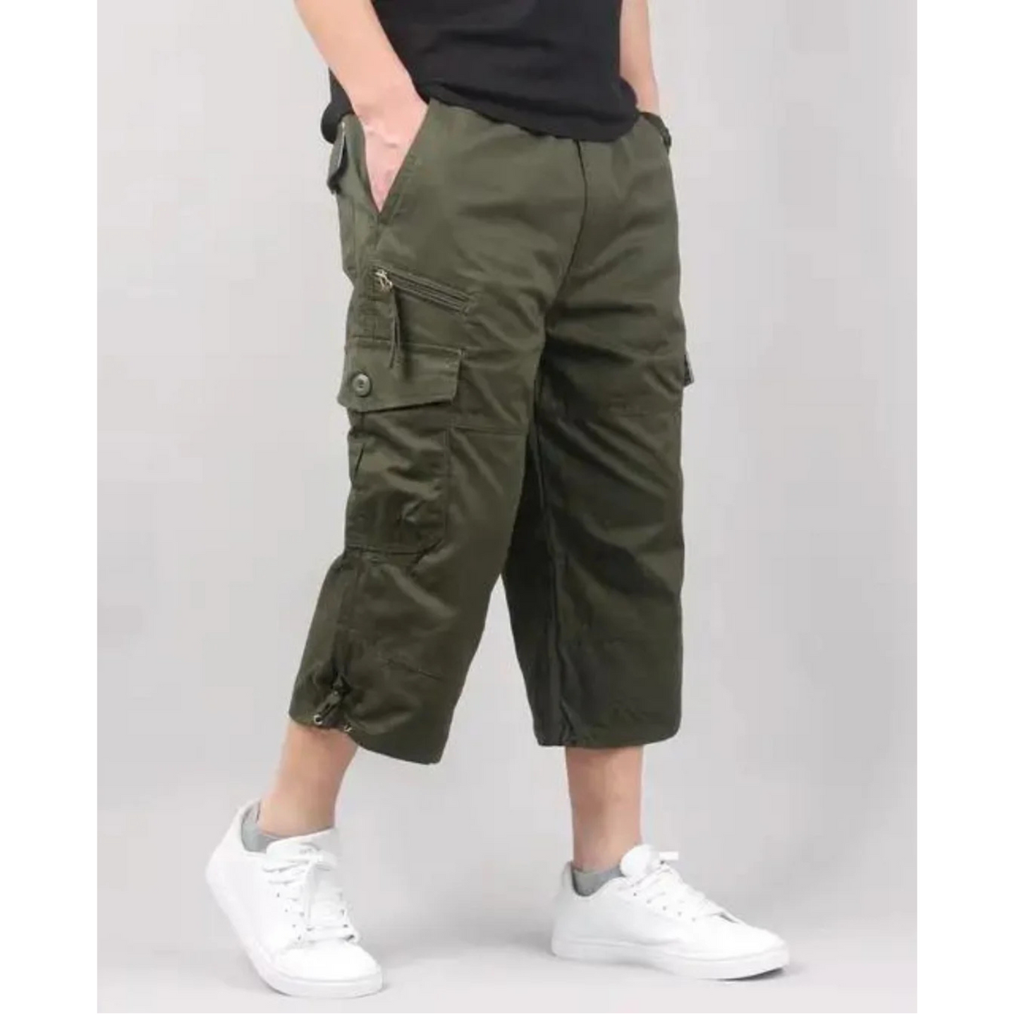 Short Décontracté Homme - Short Cargo Léger pour Été