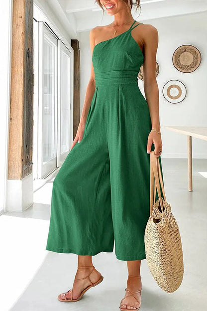 AvaMode™ – Combinaison Femme Chic Asymétrique Élégante et Confortable