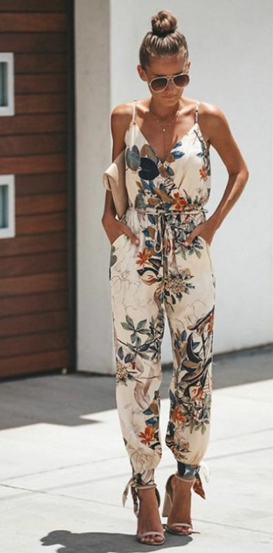 Short Femme Fleuri Été - Robe Courte en Coton Legère avec Imprimé Floral