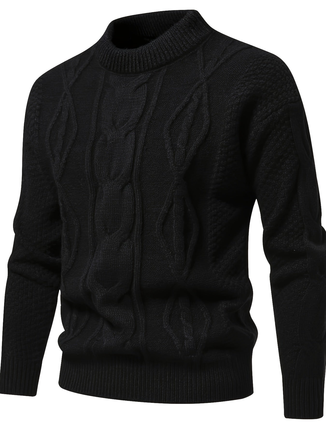 Pull en laine épais Marine pour Homme