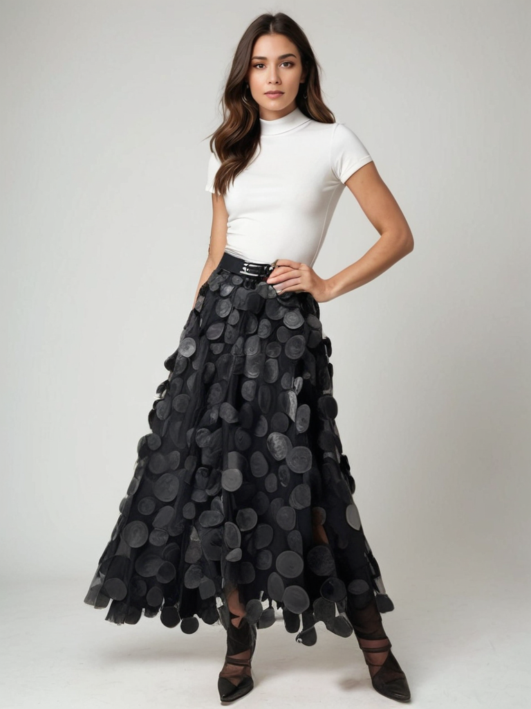 Jupe Longue Élégante pour Femmes Chic et Confortable - LuxeStyle