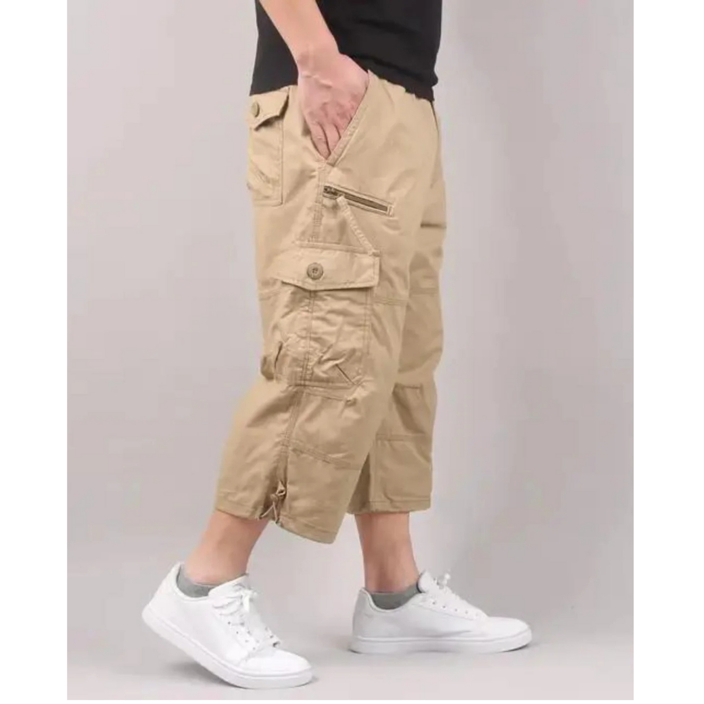 Short Décontracté Homme - Short Cargo Léger pour Été