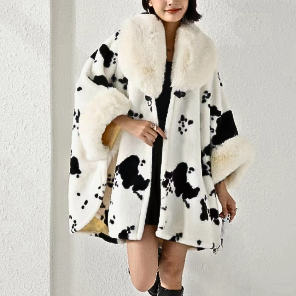 Cape Femmes Grande Taille Hivernale