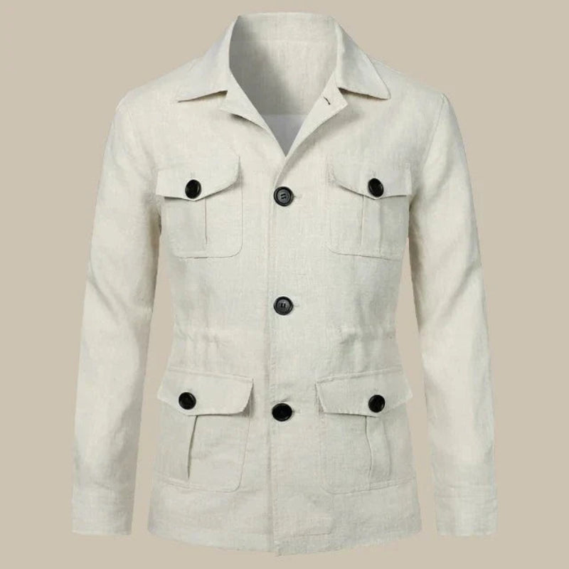 Veste Classique Manches Longues Boutonnée