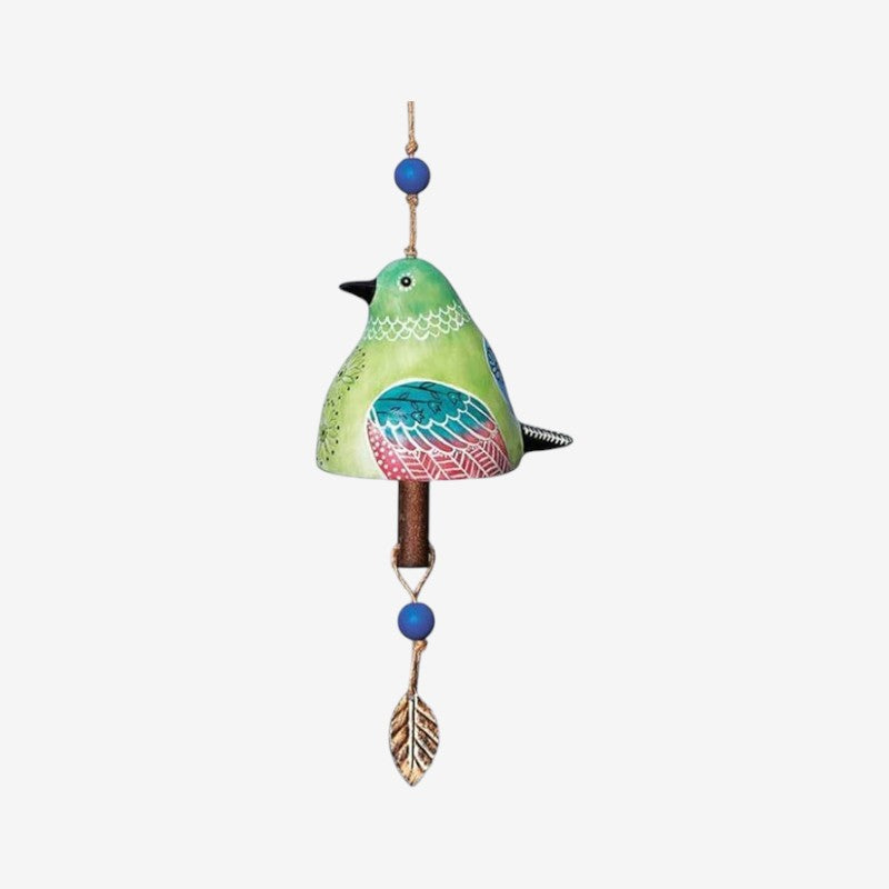 Carillon à Vent Élégant avec Motifs de Feuilles