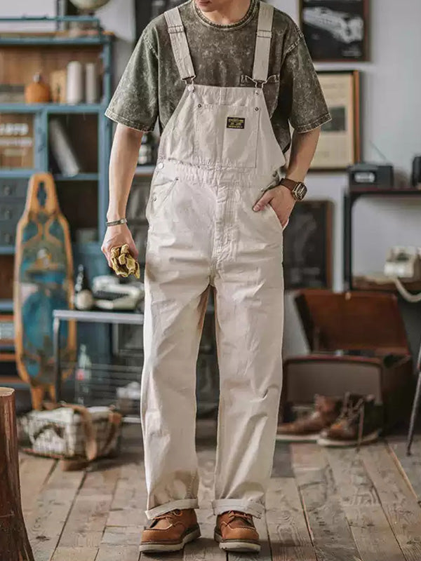 Salopette en coton brun homme pratique