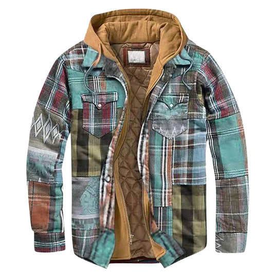 Veste de pluie à capuche avec fermeture éclair longue - LuxeStyle