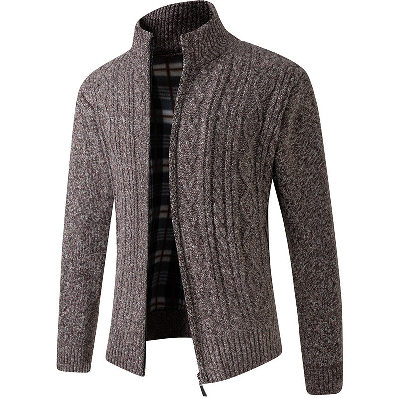 Pull Homme Velours Doux Élégant