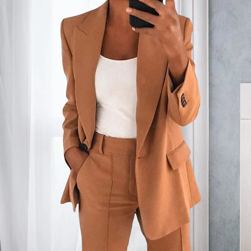 Costume Femme Bleu Marine, Tenue Travail Chic