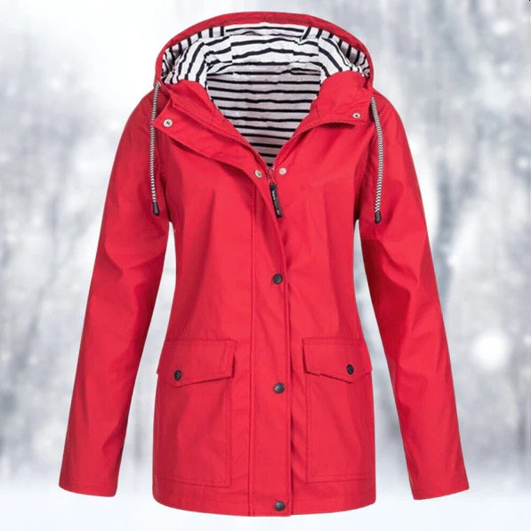 Veste Imperméable Jaune Citron - Élégance Féminine & Protection Anti-Pluie
