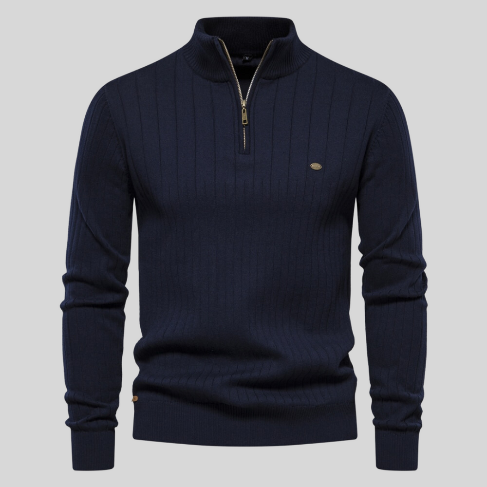 Giorgio™ – Pull Homme Côtelé Doux et Élégant pour Confort Hivernal