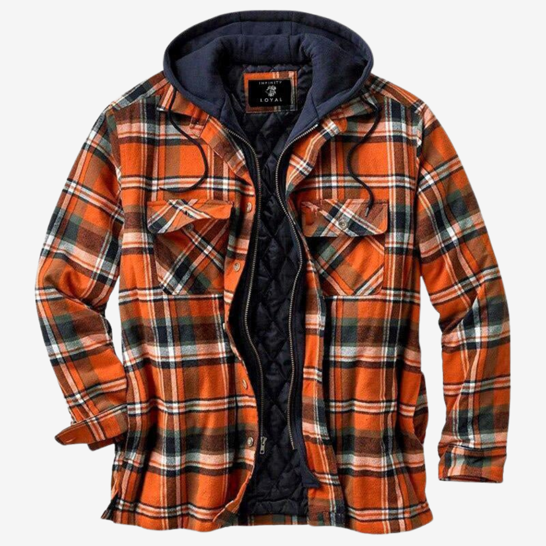 Veste à capuche robuste et élégante pour homme
