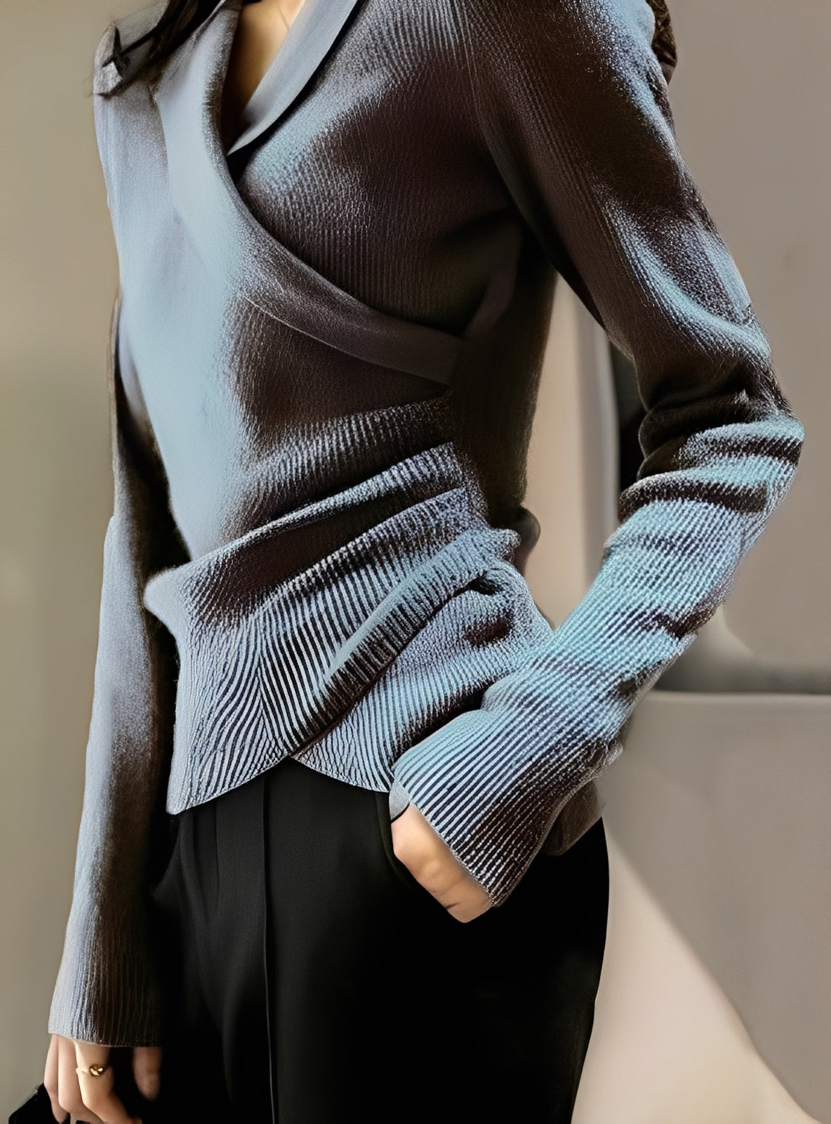 Pull Femme Laine Douillette Classique Hiver
