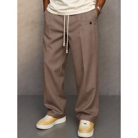 Pantalon décontracté pour homme large