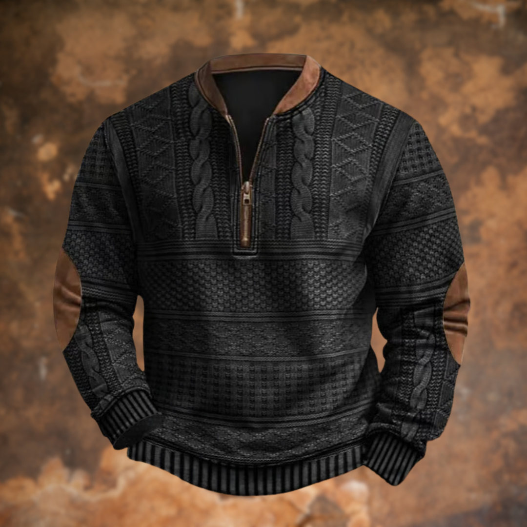Veste Hiver Doublée Fourrure Homme Élégant et Chaud